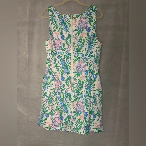 New Lilly Pulitzer The Lilly Shift Resort White Just A Pinch Size 14 - Picture 6 of 8